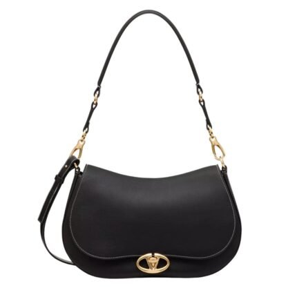 VALENTINO GARAVANI OHVAL MEDIUM SHOULDER BAG IN NAPPA CALFSKIN