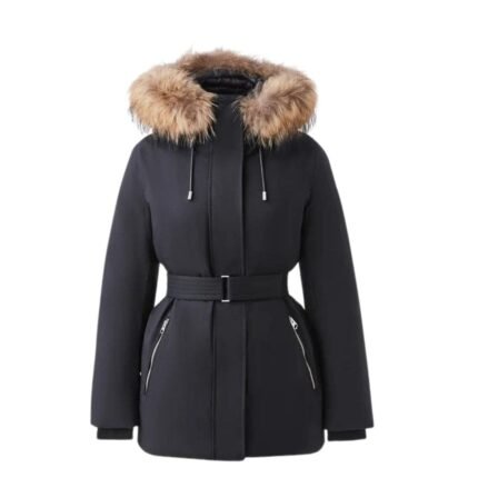 MACKAGE JENI-FZ 2-IN-1 DOWN PARKA WITH REMOVABLE BIB & FUR TRIM