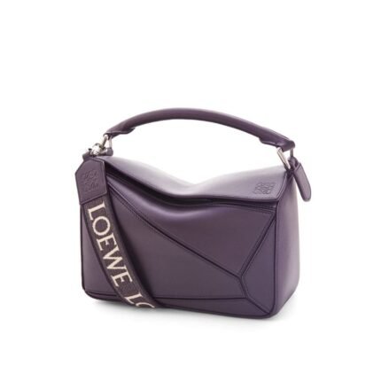 LOEWE SMALL PUZZLE BAG IN SATIN CALFSKIN