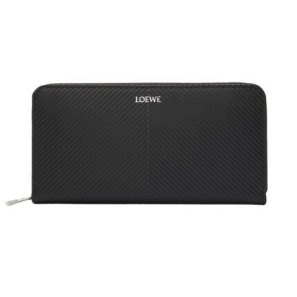 LOEWE ZIP WALLET IN CLASSIC TEXTURED CALFSKIN