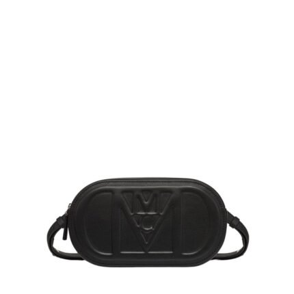 MCM MODE TRAVIA CROSSBODY POUCH IN SPANISH NAPPA LEATHER BLACK