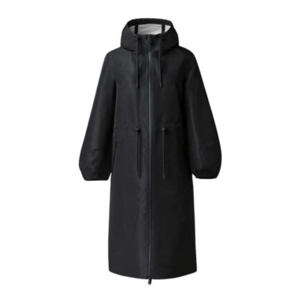 MACKAGE MEKELLE LONG RECYCLED TECHNICAL RAIN COAT