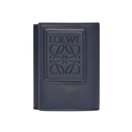 LOEWE TRIFOLD WALLET IN SATIN CALFSKIN