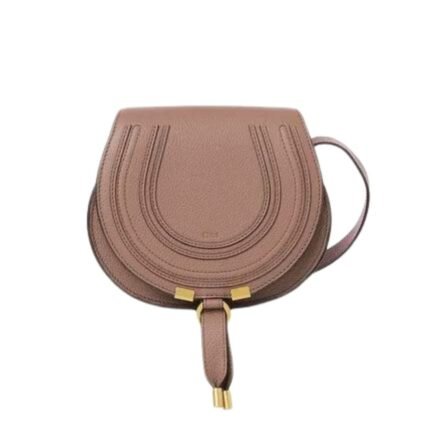 CHLOE MARCIE SMALL SADDLE BAG WOODROSE