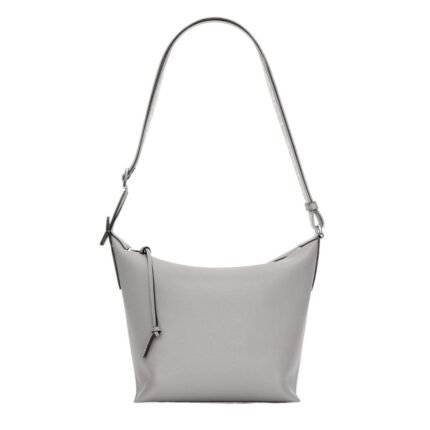 LOEWE SMALL CUBI CROSSBODY BAG IN SUPPLE SMOOTH CALFSKIN AND JACQUARD