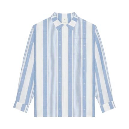 GIVENCHY SHIRT IN LINEN WITH 4G STRIPES