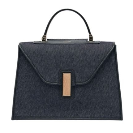 VALEXTRA DENIM COAT ISIDE MICRO