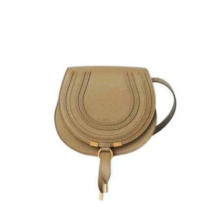 CHLOE MARCIE SMALL SADDLE BAG POTTERY GREEN