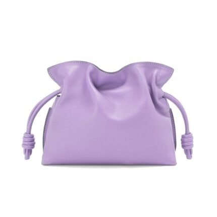 LOEWE MINI FLAMENCO CLUTCH BAG IN CALFSKIN NAPPA