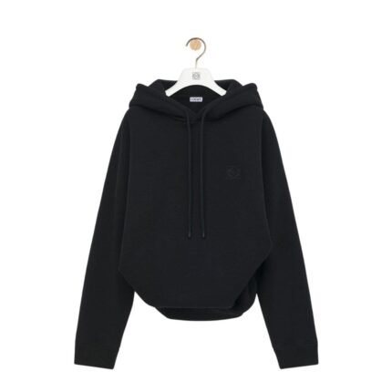 LOEWE DRAPED COTTON HOODIE