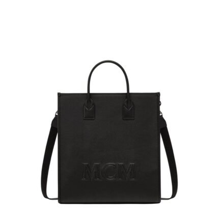 MCM MEDIUM KLASSIK TOTE IN SPANISH CALF LEATHER BLACK