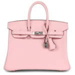 HERMÈS BIRKIN 25 ROSE SAKURA SWIFT PALLADIUM HARDWARE