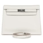 HERMÈS KELLY DANSE GRIS PALE SWIFT PALLADIUM HARDWARE