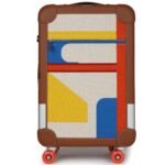 HERMÈS RMS CABINE 55 ROLLING SUITCASE MULTICOLOR CANVAS