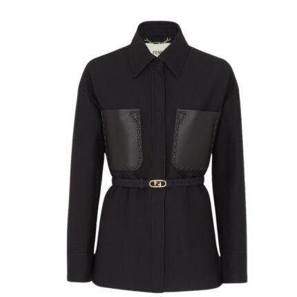 FENDI JACKET WOOL AND SILK GO-TO JACKET