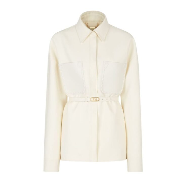FENDI JACKET WOOL AND SILK GO-TO JACKET