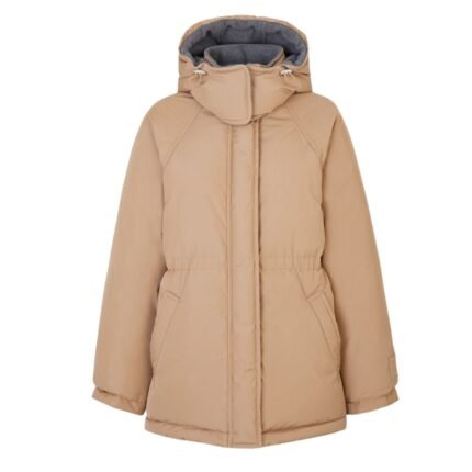 FENDI SKI JACKET BEIGE TECHNICAL FABRIC JACKET