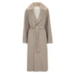 FENDI COAT DOVE GRAY CASHMERE COAT