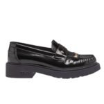 FENDI FILO LEATHER LOAFERS