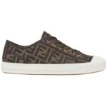 FENDI DOMINO FF FABRIC LOW-TOPS