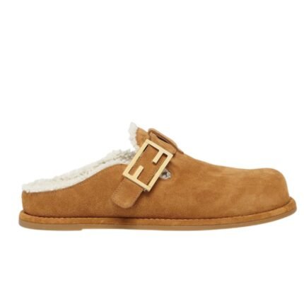 FENDI FEEL SUEDE SABOTS