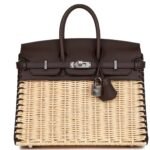 HERMÈS PICNIC BIRKIN 25 ROUGE SELLIER SWIFT PALLADIUM HARDWARE