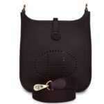 HERMÈS EVELYNE TPM ROUGE SELLIER CLEMENCE GOLD HARDWARE