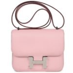 HERMÈS CONSTANCE 18 ROSE SAKURA SWIFT PALLADIUM HARDWARE
