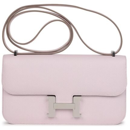 HERMÈS CONSTANCE ELAN MAUVE PALE EPSOM PALLADIUM HARDWARE
