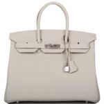 HERMÈS BIRKIN 35 GRIS PERLE TOGO PALLADIUM HARDWARE