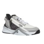 FENDI FLOW LEATHER LOW-TOPS