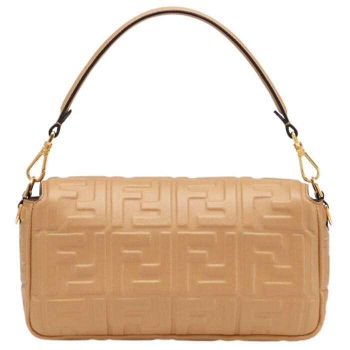 FENDI BAGUETTE NAPPA LEATHER BAG