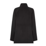 FENDI BLOUSON BLACK WOOL PARKA