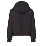 FENDI WINDBREAKER BLACK NYLON JACKET