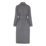 FENDI COAT GRAY WOOL COAT