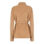 FENDI JACKET GO-TO JACKET IN CAMEL-COLOR CASHMERE