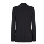 FENDI BLOUSON BLACK WOOL JACKET
