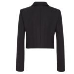 FENDI JACKET BLACK GRAIN DE POUDRE WOOL BLAZER