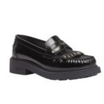 FENDI FILO LEATHER LOAFERS