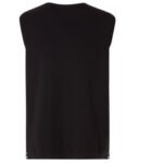 FENDI TOP BLACK TULLE AND SEQUIN TOP
