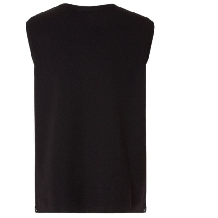 FENDI TOP BLACK TULLE AND SEQUIN TOP