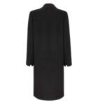FENDI COAT BLACK WOOL COAT