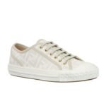 FENDI DOMINO FF FABRIC LOW-TOPS