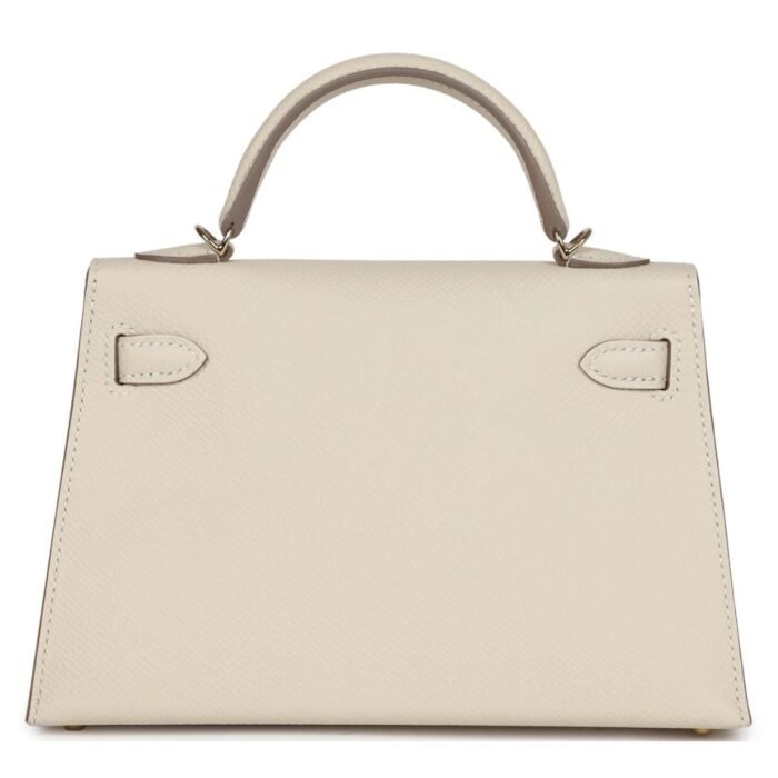 HERMÈS KELLY SELLIER 20 CRAIE EPSOM PERMABRASS HARDWARE