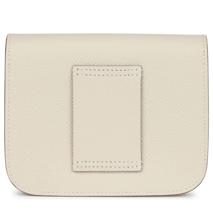 HERMÈS CONSTANCE SLIM WALLET CRAIE EPSOM GOLD HARDWARE