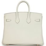 HERMÈS BIRKIN 25 MUSHROOM TOGO GOLD HARDWARE