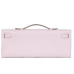 HERMÈS KELLY CUT MAUVE PALE SWIFT PALLADIUM HARDWARE