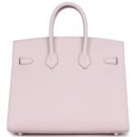 HERMÈS BIRKIN SELLIER 25 MAUVE PALE EPSOM PALLADIUM HARDWARE
