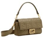 FENDI BAGUETTE NAPPA LEATHER BAG
