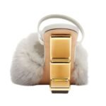 FENDI FIRST MINK HIGH-HEEL SANDALS